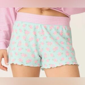 NWT - PJ Salvage - Rose Floral Print Sleep Lounge Shorts - Woman's Small